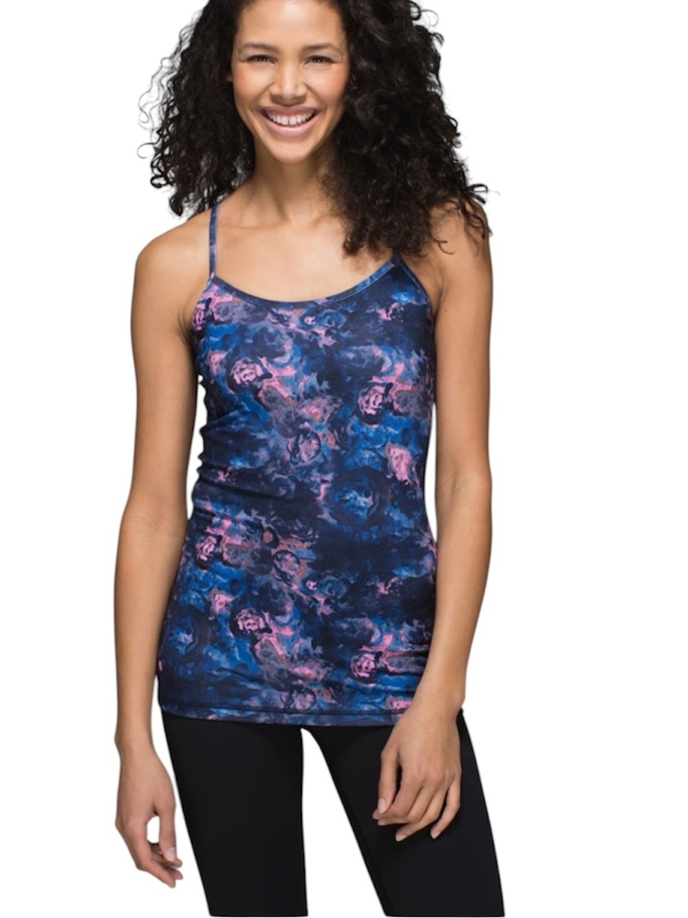 Lululemon Power Y Tank in Luon Moody Mirage Size 6